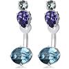Brosway Orecchini Donna, Orecchini a Lobo in Ottone e Cristalli | Collezione AFFINITY - BFF27