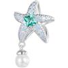 LES FOLIES DI PAOLA GRIECO Charm Stella Marina Perla Bianca Oceano Mare Estate ciondolo pendente in argento 925 - Les Folies per Pandora