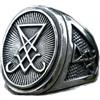 LAYCHEN Nuovi Anelli Da Uomo Anello Lucifero Satana Per Adolescenti Stregoneria Wicca Gioielli Regalo Vintage