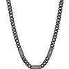 Custom4U Collana Personalizzata per Uomo, 1-6 Nomi Incisi, Argento/Oro/Nero Catena Cubana in Acciaio Inossidabile, Regalo per Uomo, Larghezza 5mm/7mm, Lunghezza Regolabile 46/51/56/61+5 cm