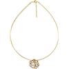 JOI D'ART COLLANA D'ORO CANDY COLOURS | Progettato da Joidart | Collezione Candy Colours | Metallo placcato oro 24K | Collana con cavo in acciaio color oro