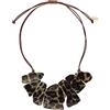 Bocar Collana con ciondolo a forma di geometria irregolare con catena a corda alla moda da donna Acrilico, Nessuna pietra preziosa