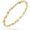 MARKO Delicato anello da donna in vero oro 333 - elegante anello con zirconi | anello di fidanzamento in oro | anello in vero oro per fidanzata - fedi nuziali