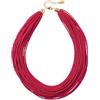Bocar Multi Layer Chunky Bavaglino dichiarazione perle semi, collare collana per donne regalo (NK-10351)