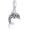 Rimgoris 925 Argento Sterling Charm Donne Bracciali Collana Lucciola Bagliore di Notte Solido Coniglio Cuore Rosa Giorno della Mamma Uovo di Pasqua Libellula Smalto Libellula Uccello Colibrì