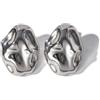 IMINI Orecchini irregolari da donna in acciaio inox, grandi e alla moda, irregolari, per donne e ragazze, con texture geometrica unica, stile bohémien, matrimonio, fidanzamento, regali delicati di