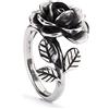 Trollbeads Sterling Silver Rose Ring Size