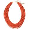 Bocar Multi Layer Chunky Bavaglino dichiarazione perle semi, collare collana per donne regalo (NK-10351)
