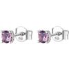 Brosway Orecchino Singolo Donna a Lobo in Argento | Orecchini a Lobo con Tender Pink | Collezione FANCY - FTP13