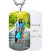 FindChic Collana con Foto Personalizzata in Acciaio Inossidabile a Forma Cuore Ovale Ottagonale Ciondolo con Foto e Incisone Personalizzata Colore Oro Argento Confezione Regalo