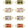 Stiesy Ciondoli in vetro colorato pendenti in vetro per braccialetti fai da te, collane, orecchini, ornamenti artigianali, accessori decorativi