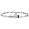 AC Milan BRACCIALE MILAN IN ACCIAIO 316L CON SMALTO
