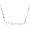 Magic In The Moonlight Collana NOME donna in acciaio 316L | ciondolo con nome personalizzato | fatte a mano, Made in Italy, ACCIAIO | VALENTINA