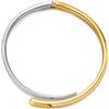 WOWORAMA Collana girocollo grossa da donna in oro argento a goccia collana girocollo primavera aperto polsino collana in metallo collana dichiarazione