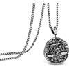 Speroto Collana Zodiaco Costellazione Regalo per Amici Famiglia Oroscopo Astrologia Collana in Acciaio Inossidabile Collana con Ciondolo in Rilievo per Uomo Donna