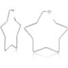 U7 Orecchini Donna Cerchio Pendenti Stella Acciaio Chirurgico 30-100 mm | Orecchini cerchio donna a stella acciaio inossidabile chirurgico, 4 colori, 30/40/50/60/70/80/90/100 mm, regalo per donna