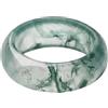 Generic Anello In Agata Muschio Naturale Gioielli Dito In Gemme | Anelli naturali eleganti per donne uomini adulti mogli fidanzate San Valentino serate romantiche eventi
