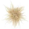 IMINI Elegante spilla a forma di fiore con piume finte, 30 cm, oversize, spilla da bavero per matrimoni, banchetti, cerimonie, accessori alla moda per donne e uomini, regalo floreale