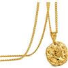 Speroto Collana Zodiaco Costellazione Regalo per Amici Famiglia Oroscopo Astrologia Collana in Acciaio Inossidabile Collana con Ciondolo in Rilievo per Uomo Donna