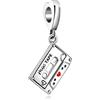 HAEPIAR S925 Sterling Silber Charme für Armband Halskette Charm Dangle Bear Dog für Frauen Mädchen Geburtstag Geschenke