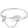 QIKAOLA Braccialetti in argento sterling S925 per ciondoli Bead Charm Perline stile europeo per donna