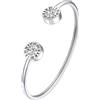 Supcare Bracciale Tennis Donna con Numeri Romani, 12 Stili Bracciale Laurea Amicizia Ragazza con Pietra Portafortuna, Argento Bracciale Rigido Donna Acciaio Inossidabile, Idee Regalo Donna Mamma