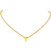 FindChic Collana Donna con Lettera dell'Alfabeto A-Z Collana con Iniziale in Acciaio Inossidabile Colore Argento/Oro Regalo Confezione