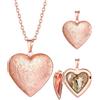 Custom4U Collana con foto Regalo di compleanno per mamma e fidanzata con medaglione in oro rosa da donna