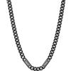Custom4U Collana da Uomo, Catena Cubana Spessa 7 mm, Collana Barbazzale Personalizzata con 2 Nomi e Acciaio Inossidabile Ipoallergenico per Padre/Uomo (con Confezione Regalo)
