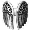 Malsyee - Anello a forma di d'angelo, stile bohémien, in argento, stile retrò, regolabile