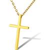 Supcare Collana Croce Uomo Donna, 8 Stili Croce Collana Uomo Acciaio Argento 925, Argento/Nero/Oro Ciondoli per Collane Uomo Croce, Amuleto Collana con Croce Uomo Ciondolo Cristo Religioso Cristiano