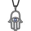 Supcare Collana Occhio Turco Uomo Donna, Collana Tennis Donna con Occhio di Allah, Argento/Oro/Nero Evil Eye Collana Malocchio Girocollo Donna, Collana Portafortuna Amuleto Talismano per Uomo Donna