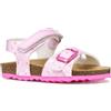 Geox Sandali da bambina B CHALKI Girls, colore rosa/multicolore, 25 EU
