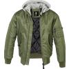 Brandit MA1 Hooded giacca bomber, oliva,