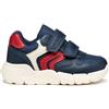 Geox B Flexyper Mini Boy, Scarpe da Ginnastica, Marina Rossa, 26 EU