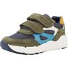 Geox B Flexyper Mini Boy, Scarpe da Ginnastica, Dk Green Navy, 25 EU
