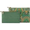 Pip Studio borsa da toilette Caryn Cosmetic Bags Combi Jabali Green verde