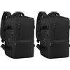 Hayayu Borse Da Cabina Per Ryanair 40x30x20 Bagaglio A Mano Zaini Borsa Zaino Da Viaggio Il Sedile Zaino Per Ryanair Bagaglio A Mano Borsa Cabina Travel Viaggio Casual Daypack (Confezione da 2)