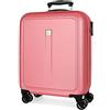 ROLL ROAD Cambogia Valigia da cabina rosa 40 x 55 x 20 cm Rigida ABS Chiusura a combinazione laterale 37 L 2,78 kg 4 ruote doppie equipaggiamento a mano