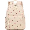 LOIDOU Zaino piccolo da donna, piccola città, zaino casual a corda, mini borsa per scuola, lavoro, viaggi, shopping