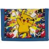 Pikachu Pokemon Lightning Strike! - Portafoglio pieghevole a tre scomparti per monete e carte, multicolore, 13 x 8 x .7cm, Compatto