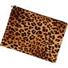 Ipetboom Borsa Cosmetica Borsa Make-up Compatta Multiuso Chiusura a Cerniera in Poliestere e Motivo Leopardato per Viaggi e Occasioni