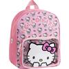The Geeky Pop Zainetto Hello Kitty Bambina 31 cm - Zaino scuola materna rosa con tasca trasparente - leggero e resistente - ideale per scuola e tempo libero