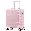 Flight Knight Valigia Da Viaggio Leggera 45x36x20 Cm Bagaglio A Mano Guscio Rigido Con Maniglia Telescopica In Alluminio 8 Ruote Spinner Serratura TSA Approvata EasyJet Wizz Air