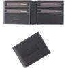 GUINNESS Set regalo portafoglio in pelle nera e portachiavi - Blocco RFID, portafoglio bifold in vera pelle da uomo, porta carte sottile, elegante e durevole - Prodotto ufficiale, Portafoglio per