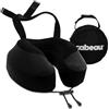 Cabeau Evolution S3 Travel Pillow - Straps to Airplane Seat - Ensures Your Head Won't Fall Forward - Relax with Plush Memory Foam - Quick-Dry Fabric Keeps You Cool and Dry (Jet Black)…
