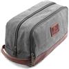Seemeroad Borsa da Toilette da Viaggio in Tela per Uomo & Donna Borsa da Barba con Maniglia Laterale per Organizzare Oggetti Personali Accessori
