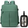 Treer Borse da Cabina Per Ryanair, 40x30x20 Impermeabile (Verde) | Zaino per Ryanair Bagaglio a Mano Zaini Borsa, 20L Zaino da Viaggio Cabina Travel Viaggio Casual Daypack per Pc Portatile