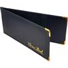AKSHIDE Custodia pieghevole in pelle per libri StyleCheque, colore blu