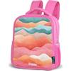 NoBoringSuitcases.com NoBoringSuitcases© Zaino Per Bambini Bambina Nero Piccolo | 8L - Zainetto La Scuola Zaini Scolastici Rosa Ragazze Colorato Asilo Bimbo Leggero